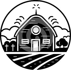 Farm - high quality vector logo - vector illustration ideal for t-shirt graphic