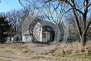 Farm Homes left Empty