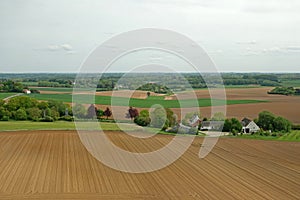 Farm of Hougemont on battle field of Waterloo