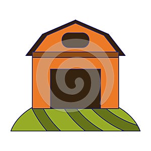 Farm house building symbol