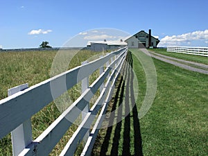 Farm House and Fence - Pennsylvania