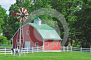 Farm house in the usa