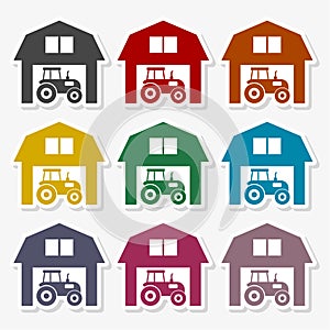 Farm House vector logo