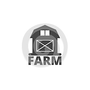 Farm House vector logo