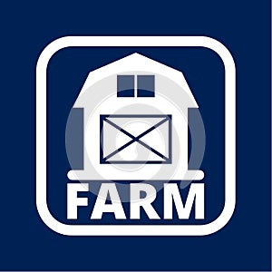 Farm House vector logo