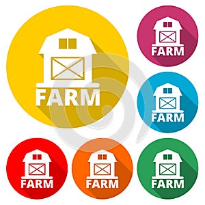 Farm House vector logo