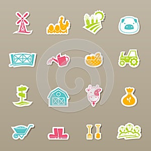 Farm Icons set