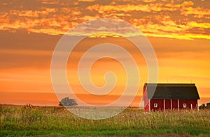 Farm landscape photo