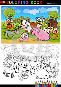 Farm and Livestock Animals for Coloring