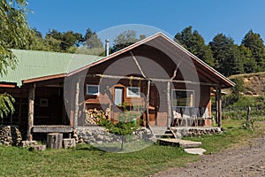 Farm in the Malalcahuello national reserve in the province of Araucania, Chile