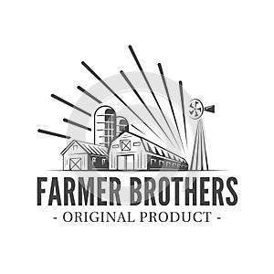 Farm market label