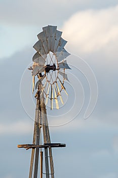 Farm old windmill for water