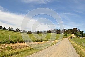 Farm`s Dirt Road