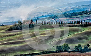 Farm from San Quirico dÂ´Orcia