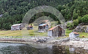 Farm on seacoast