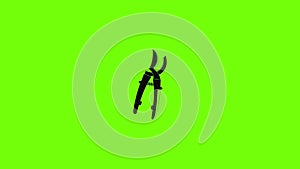 Farm secateurs icon animation