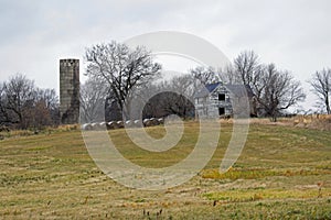 Farm Site on a Cloudy Day