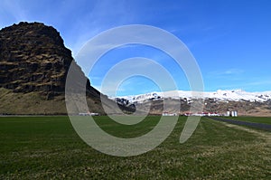 Farm Sitting at the Base of Eyjafjalla Glacier