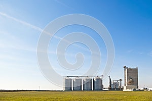 Farm steel silos