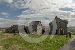 Farm in a village in the Cevennes, Occitania, France