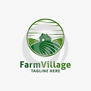 Farm village logo design