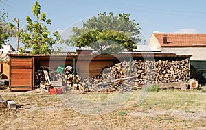 Farm Wood Stockpile photo