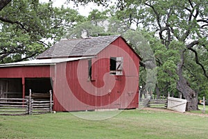Farm yard of LBJ in Johnson City Texas