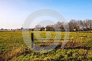 Farmer grounds landscape photo