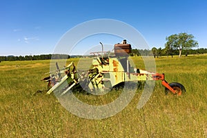 A farmer's large grass cutter