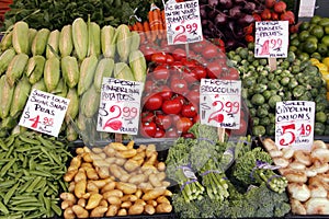 Farmer's market produce