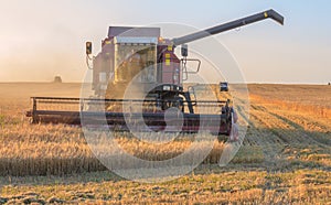 Farmer in tractor