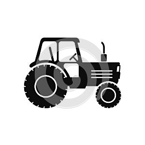 Farmer tractor icon â€“ vector