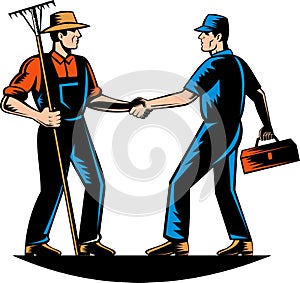 Farmer tradesman,repairman,plumber handym