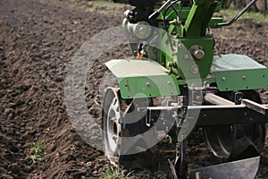 Farmer working in field