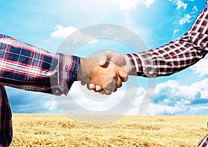 farmers handshake. farm