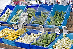 Farmers Market fresh vegtables photo