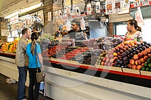 Farmers Market fruit stand