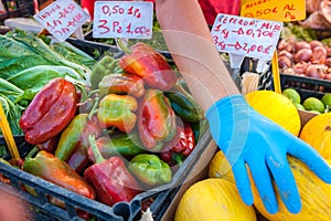 Farmers Market fruits and vegetables