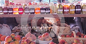 Farmers Market- Homemade Jams ,Jellies and Fresh Picked Peaches