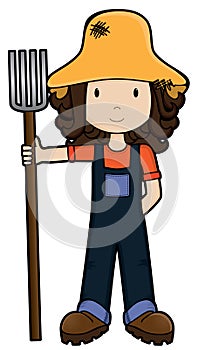 FarmGirl -Vector