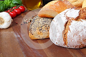 Farmhouse bread and buns