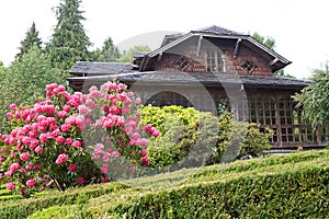 Farmhouse at the German Museum at Frutillar, Chile