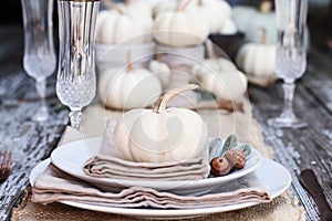 Farmhouse Style Country Table Setting