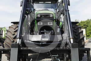 Farming tractor, close ups