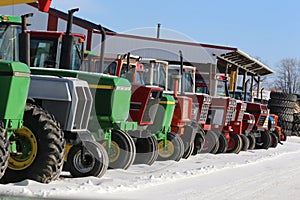 Farming tractors