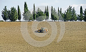 Farming in Tuscany, Italy