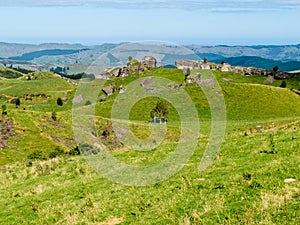 Farmland landscape scene Hawke's Bay New Zealand