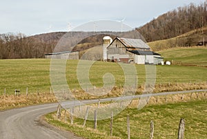 Farmland & Modern Windmills