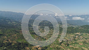 Farmland in a mountain province Philippines, Luzon