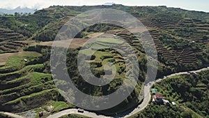 Farmland in a mountain province Philippines, Luzon